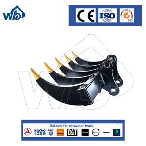Factory Cheaper Price Suitable 2-50 Ton Excavator Machine Bucket Rake