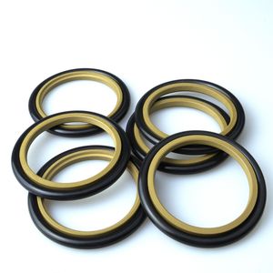 PTFE and PU Rubber Hydraulic Buffer Rod Seal PTFE Hbts Step Seal Bsj Product Type