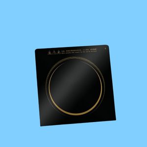 Black Glass Ceramic for Induction and Gas Stoves