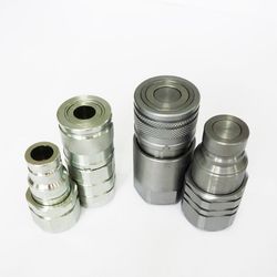 Naiwo Hydraulic Quick Coupler Double Shut off Coupling Non-Spill Flat Face Quick Connector (steel)