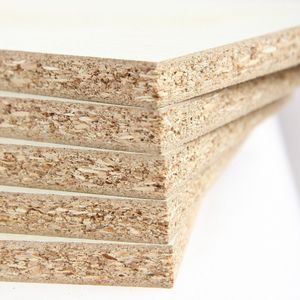 18mm Melamine Faced Wood Particle Board Plain Particle Board for Construction Material