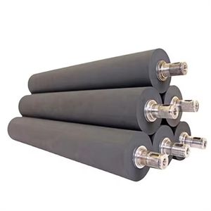 Wear Resistant Rubber Rollers Printing Machine Rubber Roller Making