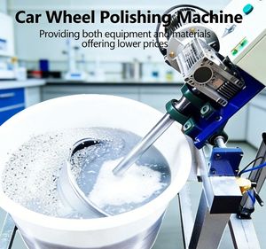 Jichuan Chemical Wheel Hub Polishing Machinemotor-Powered Metal Surface Grinding & Polishing Machine Deburring Equipment for Aluminum Wheel Hub