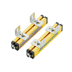 Safety Light Curtain Safety Grating Through Beam Sensor, 12 Beams, 10mm Spacing, 3m Sensing Range, Multiple Specifications Optional