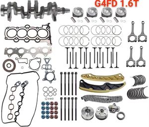 High Quality Engine Overhaul Rebuild Kit Crankshaft Rod Timing Set Engine Repair Kit for Hyundai KIA G4fd 1.6t 1.6 OE 20910-2bu06