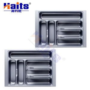 Kitchen Plastic Cutlery Tray Drawer Inserts Organizers for 450mm Cabinet