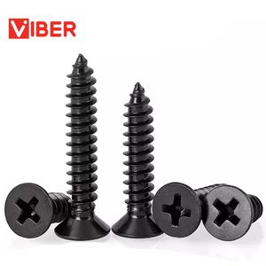 Premium Black Zinc Plated Stainless Steel Self-Tapping Screws
