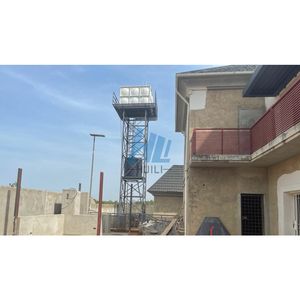 Overhead Water Tank Elevated Pressed Steel Fiberglass Stainless Steel Water Tank
