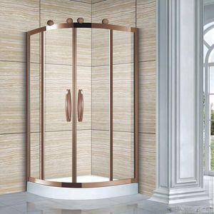 Golden Frame Factory Directly Modern Aqua Gallery Tempered Glass Custom Sliding Shower Enclosure