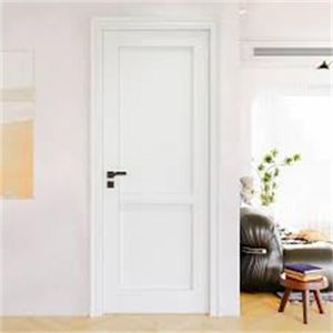 Customized Carving Series Solid Wood Painted Door Waterproof Soundproof Modern