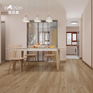 Emosin Factory Price Fireproof Waterproof Plastic Click Floor Spc PVC Spc Lvt Vinyl Plank Flooring
