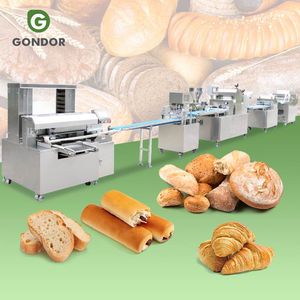 Commercial Automatic Complete Electric French Bakery Shop Equipment Moulder Maker Baguette Croissant Bread Make Machine