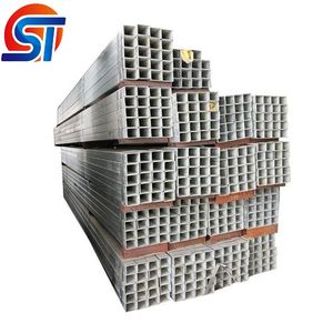 Factory Square Tubing Pipe Iron Rectangular Tube Q195 Q215 Q235 Galvanized Steel Pipe for Building