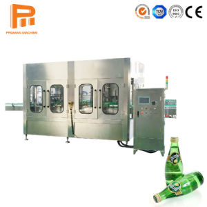 Automatic Crown Cap Beer Drink Bottling Filling Sealing Machine
