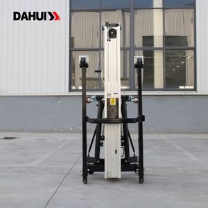 Hand Crank Lift Portable Manual Aluminum Material Lifter for Warehouse Installation