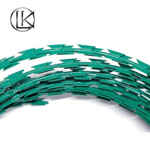 Durable Corrosion Proof Stainless Steel Razor Wire for Offshore Perimeter Use