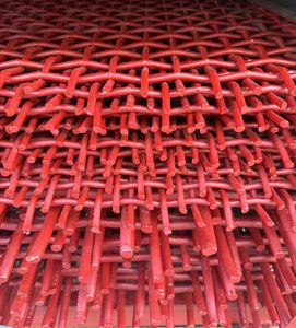 High Tensile Mining Quarry Rock Stone Sand Sieve Crusher Vibrating Screen Mesh 65mn 45# Manganese Steel Woven Crimped Wire Mesh