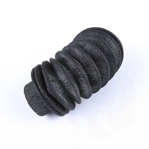 High Quality Big Size Industrial Waterproof Rubber Corrugated Sleeve Pipe Flexible Black Bellow