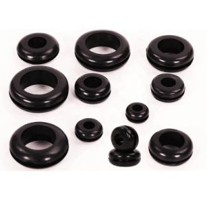 Custom Flame Retardant Rubber Cable Bushing Waterproof Silicone Protection Sleeve for Cable Double-Side Wire Coil