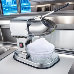 Electric Mini Ice Crusher Home Appliance Commercial Snow Cone Ice Making