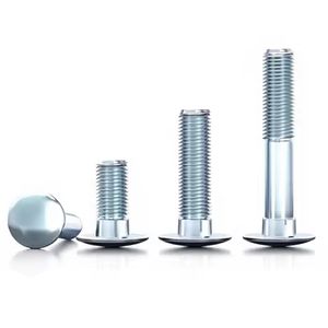 Carriage Bolts Cold Heading Stainless Steel Carbon Steel Fasteners for Roofing Systems