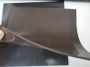 Black Brown Color 70 Shore a 7MPa Heat Resistant Oil Proof FKM Rubber Sheet