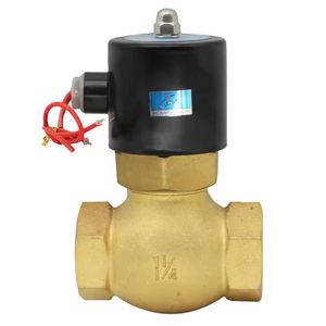 Us35 2L Series 2 Way Brass High Temperature Water Steam Solenoid Valves AC 220V Pneumatic Solenoid Valve