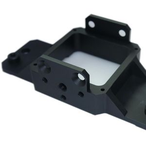 Anodized Black Aluminum Outer Frame of Robot Welding Equipment by CNC Milling
