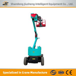 18m Lift Height Telescopic Crane Electric Articulated Boom Aerial Work Platform