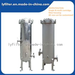304/316/316L Stainless Steel 5 Core 30" Cartridge Filter Housing for Industrial Water Treatment System