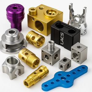 Anodized Aluminum Stainless Steel Components with High Tolerance
