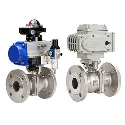 Stainless Steel Pneumatic Actuated Ball Valves for Oil & Gas Chemical Industry