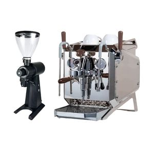Hot Sale Professional Italian Style Semi-Automatic Coffee Grinder Machine Commercial Double Boiler Steam Stainless Steel Espresso Machine