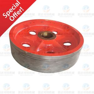 Jaw Crusher Pulley Flywheel Parts Customized Free Energy Generator Cast Iron Flywheel Iron Cast