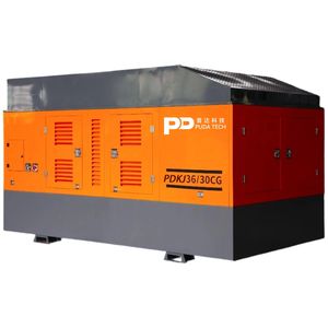China Professional Manufacturing Diesel Two-Stage Oil-Injected High Pressure 35m³ /Min, 35 Ba Screw Air Compressor