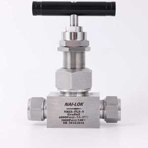 Double Ferrule Needle Valve CNG 6000psi 316 Forged Needle Valve for Special Working Conditions
