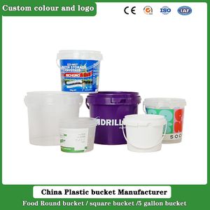Good Quality Plastic Barrel Factory Directly Supply High Quality Plastic Bucket Food Container Bucket Pail