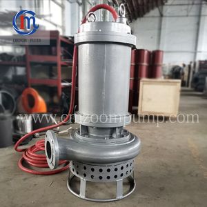 Stainless Steel Electric Submersible Vertical Sewage Centrifugal Pump