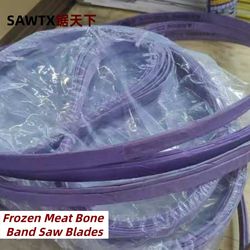 1800X0.6X4t Frozen Ox Bone Band Saw Blade Large Scale Butcher Saw Blade Factory