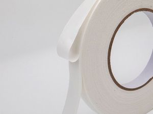 Strong Adhesive Foam Tape Bonds to Metal, Glass, Plastic, and Wood Surfaces