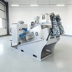 Stainless-Steel Multi-Disc Screw Press for Municipal Wastewater