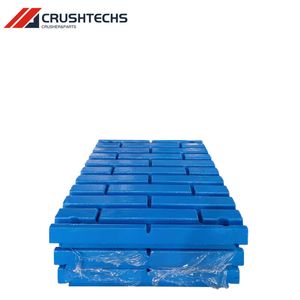 C110 Jaw Crusher Parts High Manganese Casting Fixed/Swing Jaw Plate