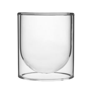 Double Wall Borosilicate Glass Glassware Holder Holders Container Glass Candle Jar for Scented Candles