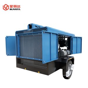High Pressure Luy120-14 14bar Portable Diesel Screw Air Compressor