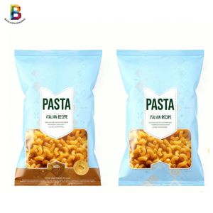 Custom Printed Food Grade Plastic Film Durum Wheat Semolina Pasta Couscous Packaging Bag Roll Stock Film