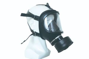 Silicone Half Face Gas Mask with Double Filters for Chemical Spray Painting Dust Protection
