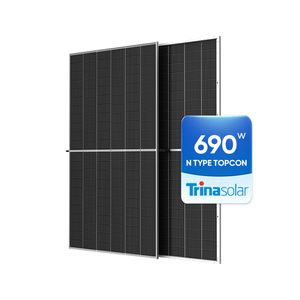 Trine 675W-690W High-Power Solar Panels, N-Type Topcon Double-Glass Photovoltaic Power Generation Modules