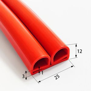 Customized Industry Square / Round Solid Sealing Silicone Bar Cord Rubber Seal Door Strip