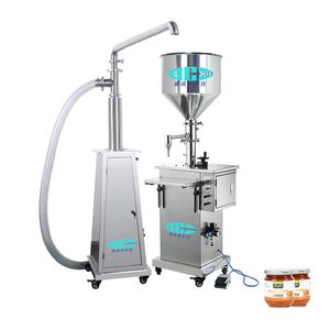 Semi Automatic Piston Filling Machine Paste Ketchup/Mayonnaise/Jam/Chili Sauce/Honey Filling Packing Machine
