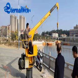 2/ 3/ 5/ 10 /25 Ton Marine Electric Hydraulic Slewing Ship Jib Deck Pedestal Crane
